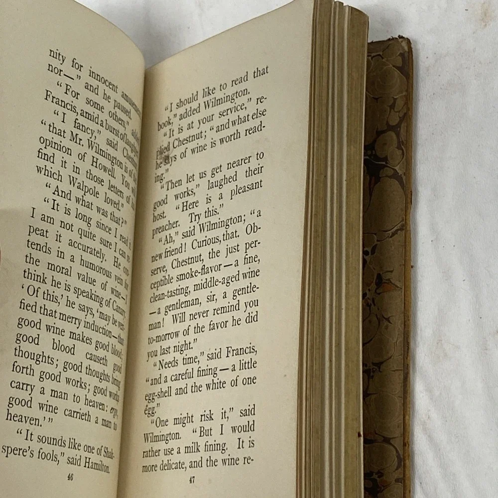 Antique Leather Bound‎ Miniature Books. A Madeira Party 1902
